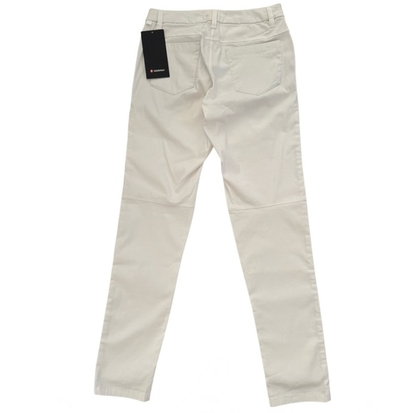 Lululemon ABC Slim-Fit 5 Pocket Warpstreme Pant, Size 28x 34”L, Bone, NWT - Picture 8 of 15